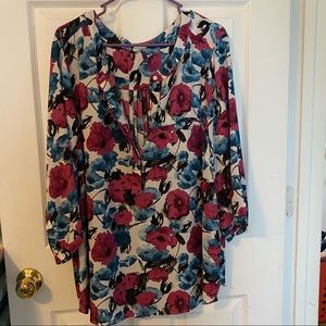 Flower Pattern Blouse